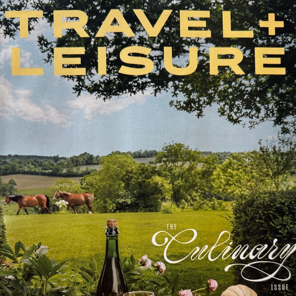 Travel + Leisure Magazine Cover